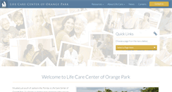 Desktop Screenshot of lifecarecenteroforangepark.com